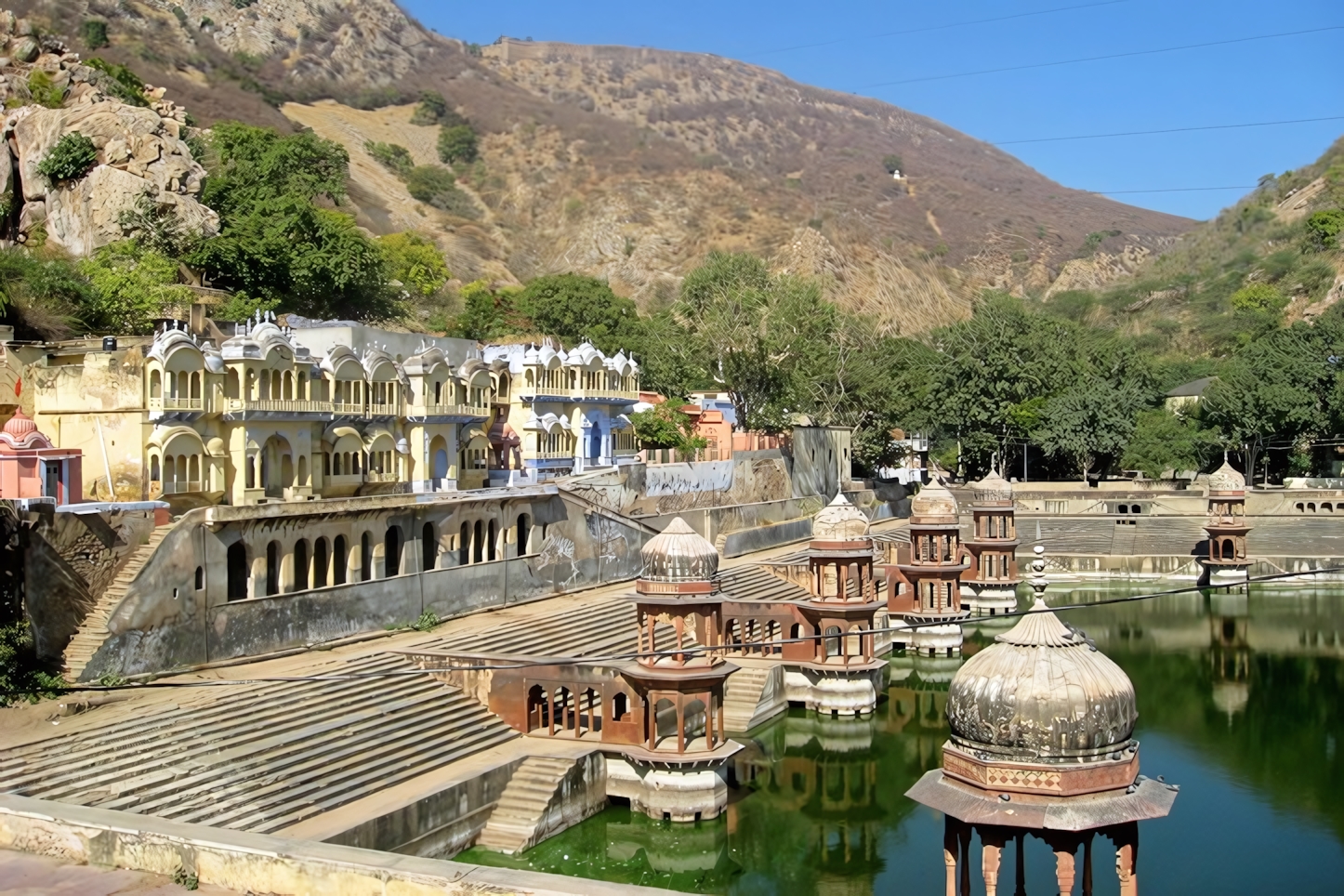 Alwar palace Tank and Old Temples