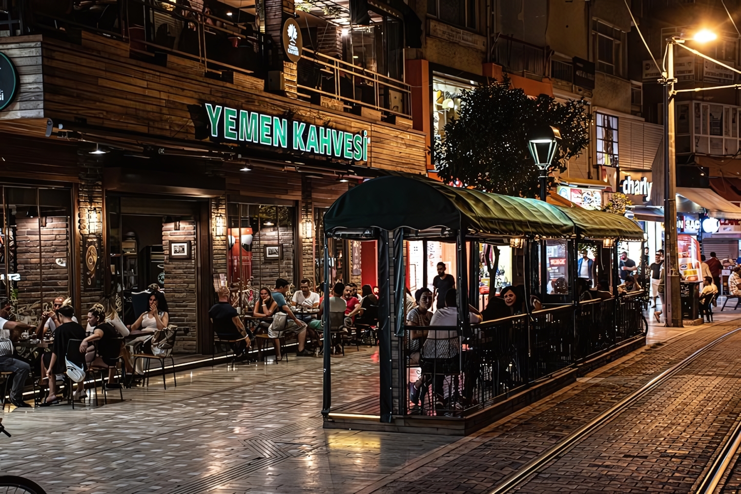 Antalya at night