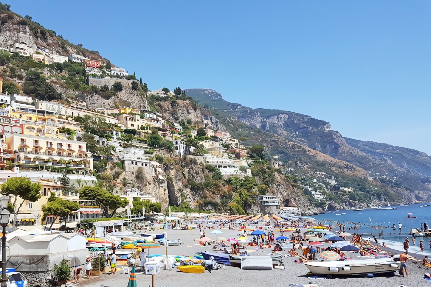 Beach in Positano