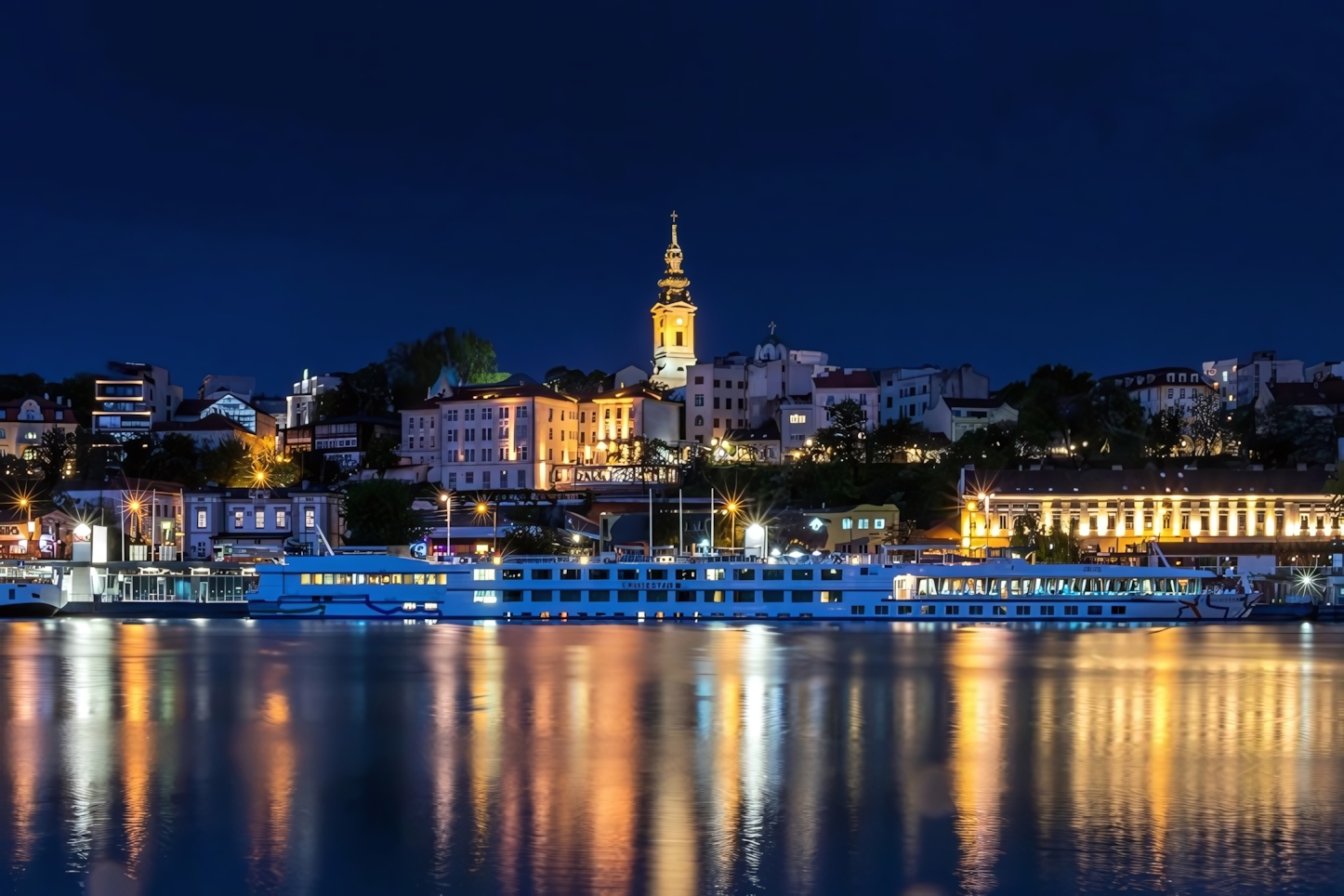 Belgrade at night