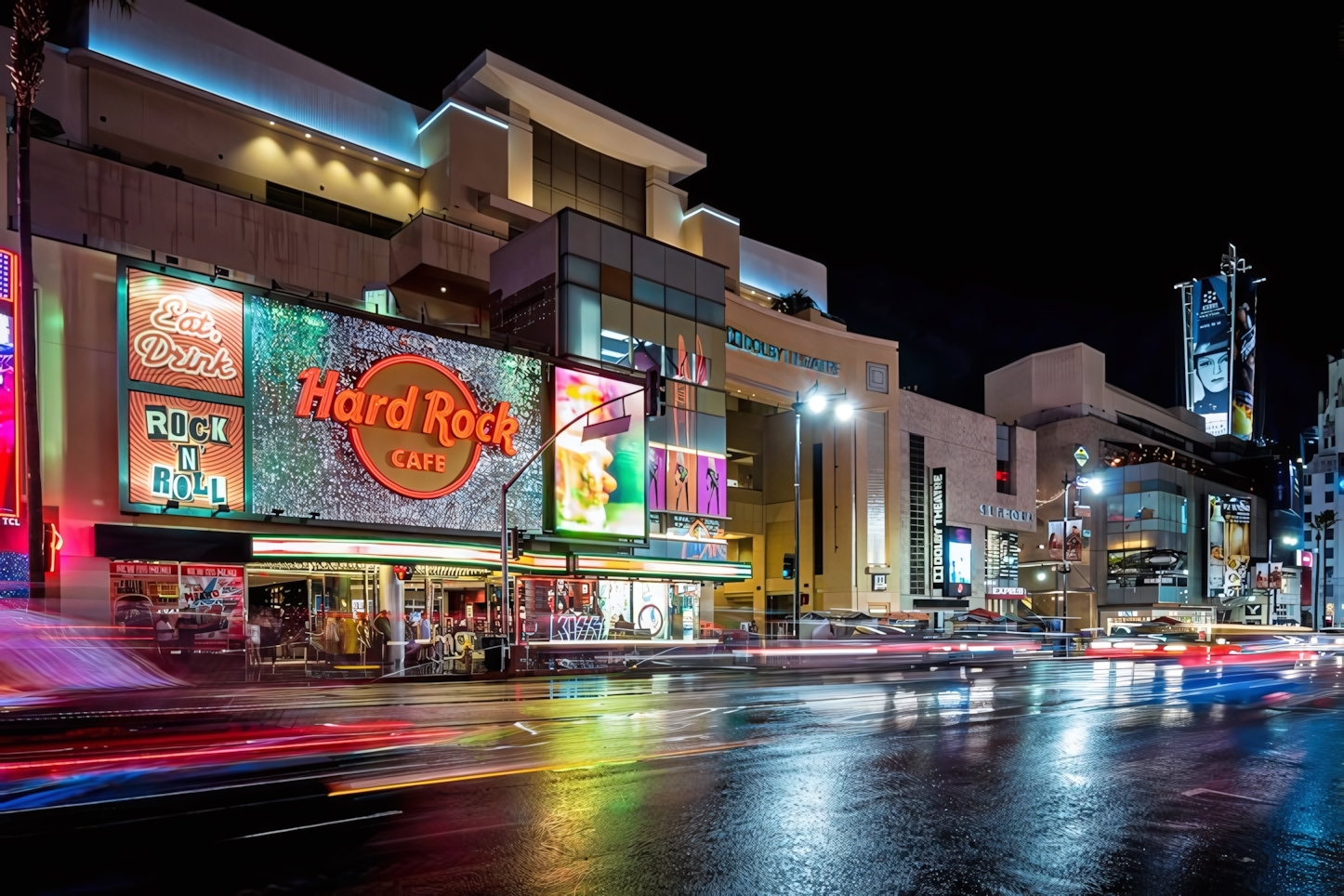 Beverly Hills at night