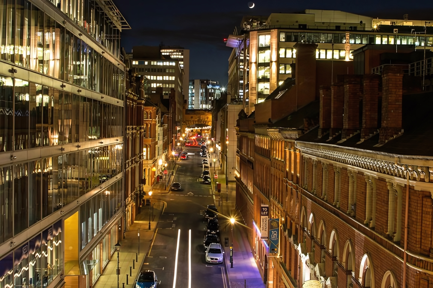 Birmingham at night