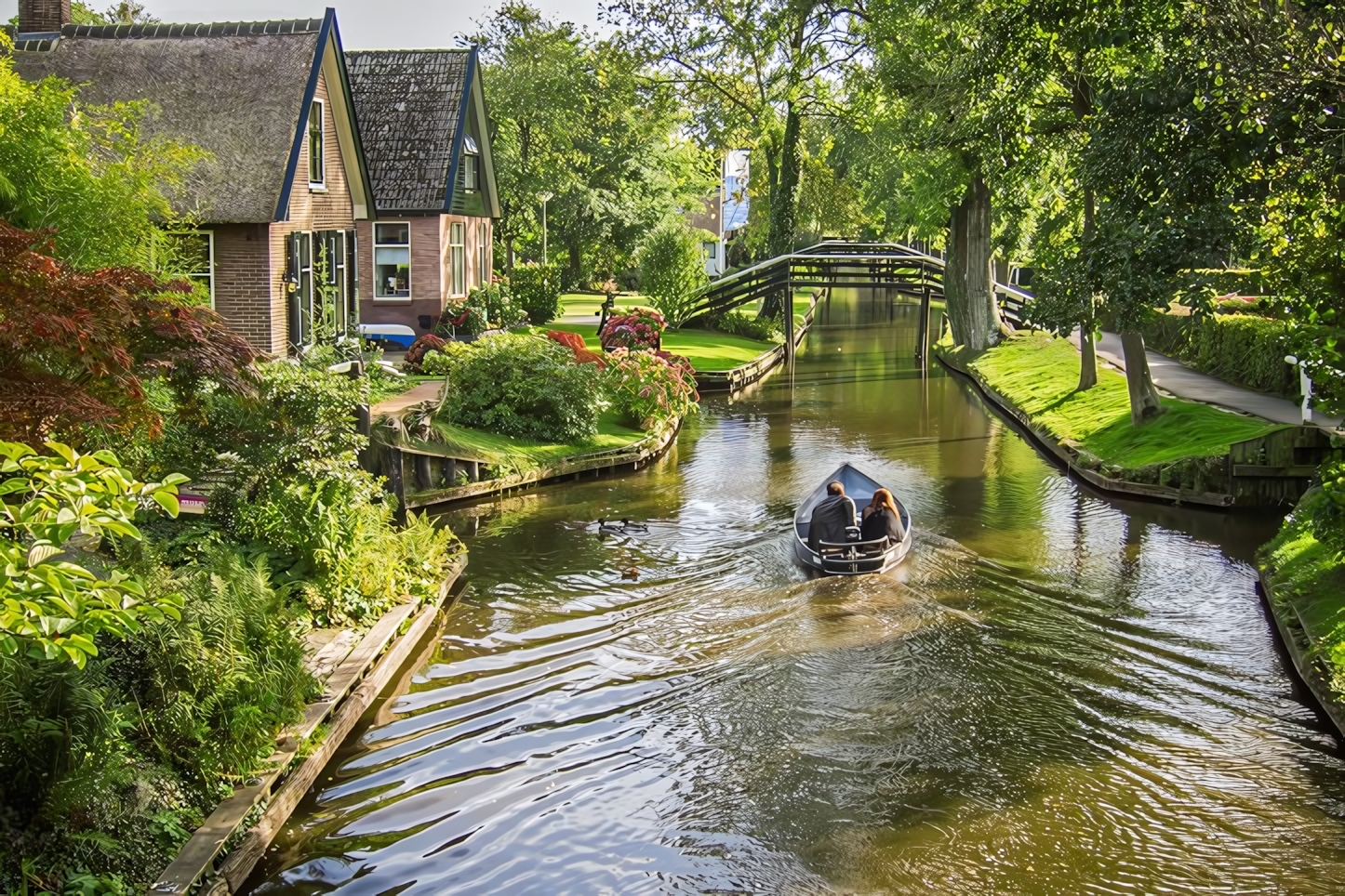 Boat tour, Giethoorn