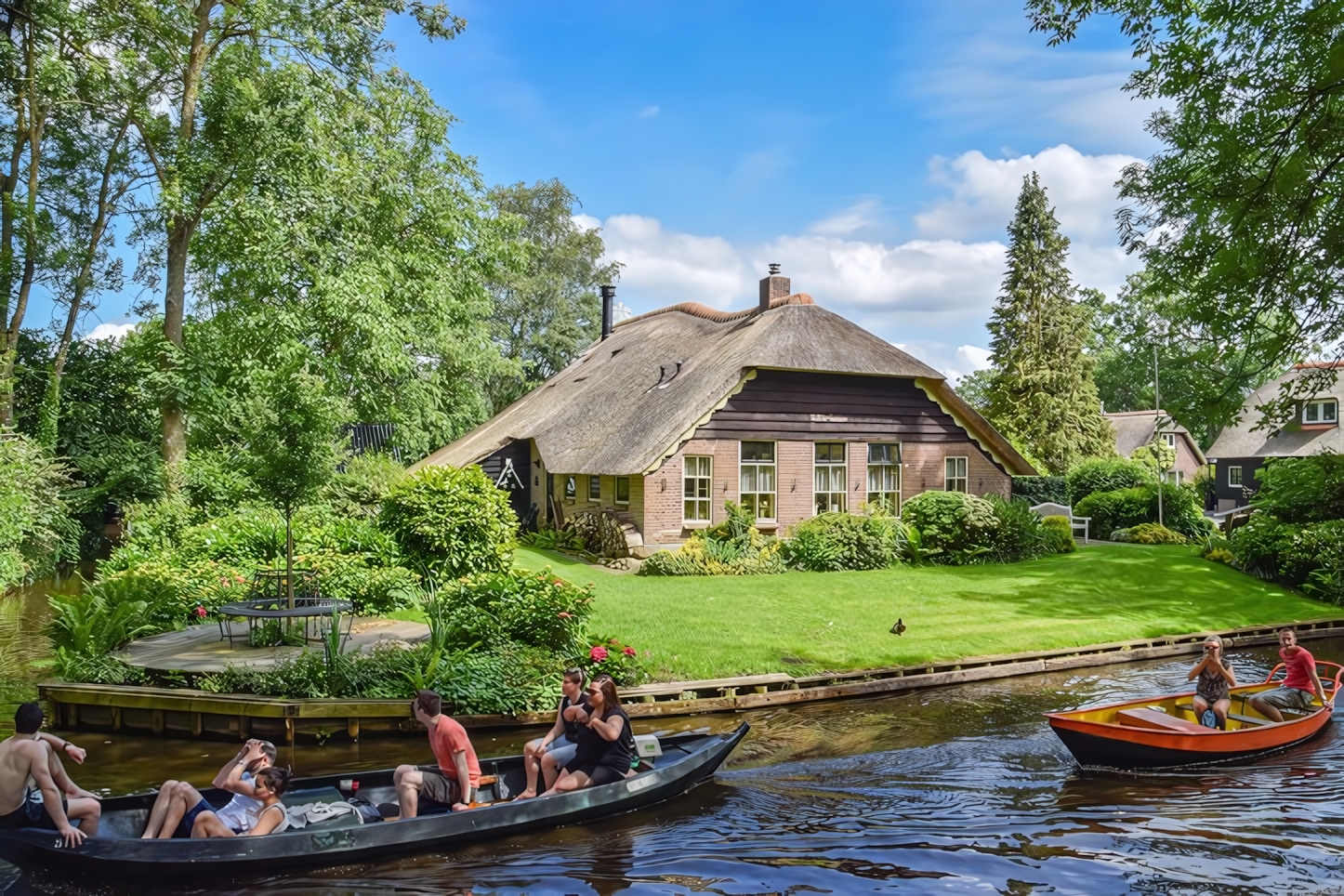 Boat tour, Giethoorn