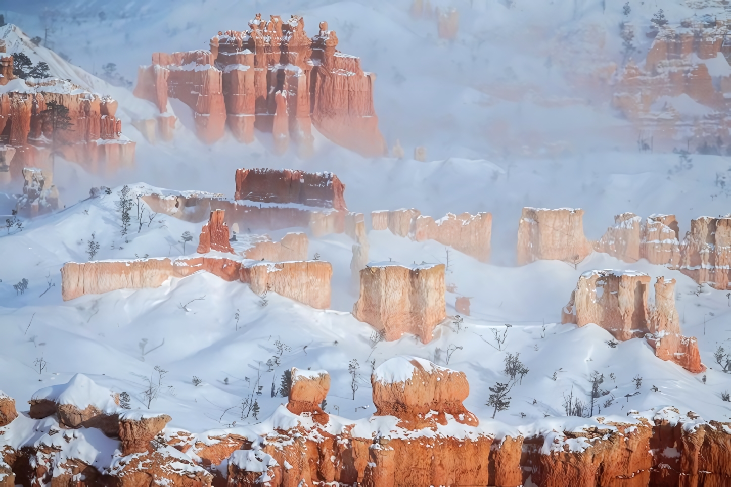 Bryce Canyon in winter