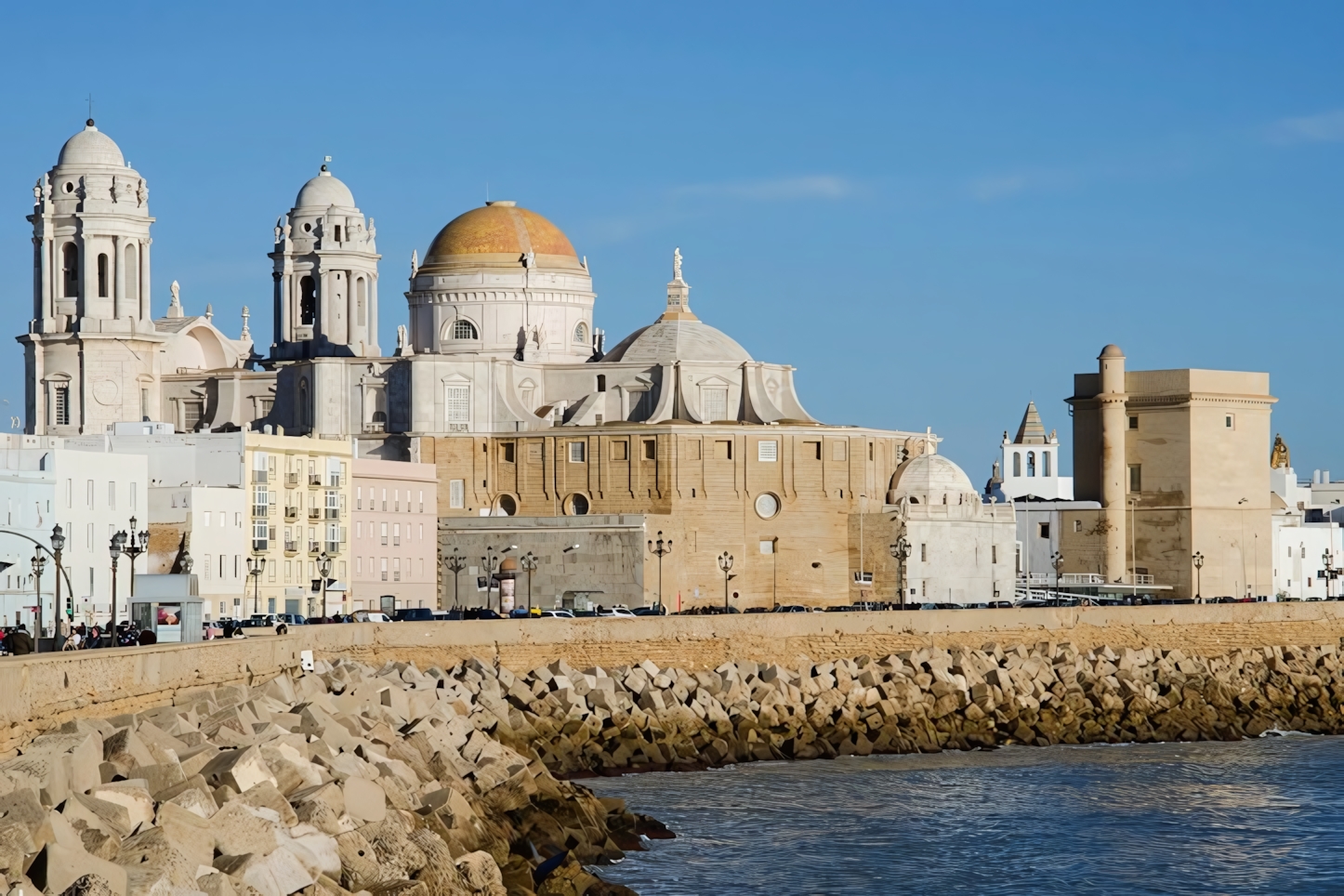 Cathedral in the Barrio del Pópulo, Cadiz