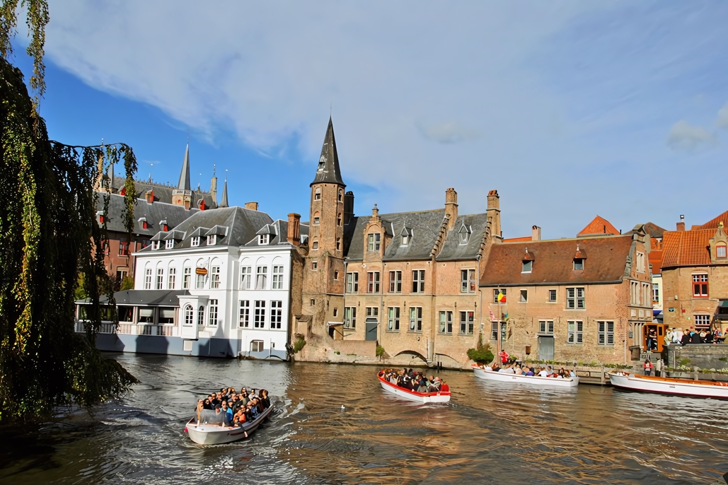 Canal Boat Tour, Bruges