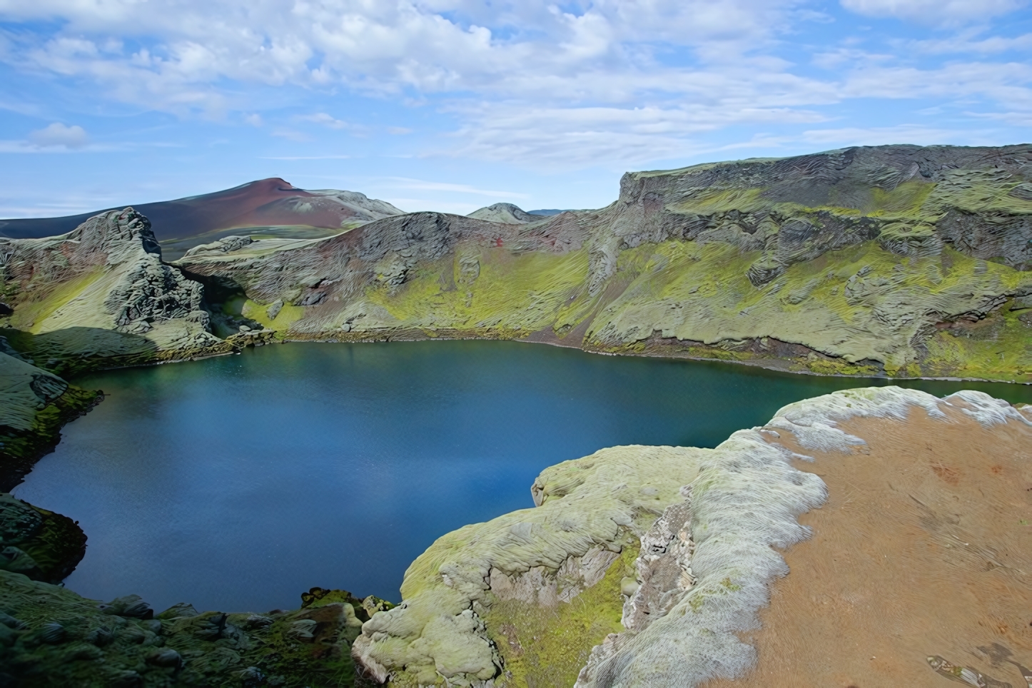 Crater Lake, Iceland