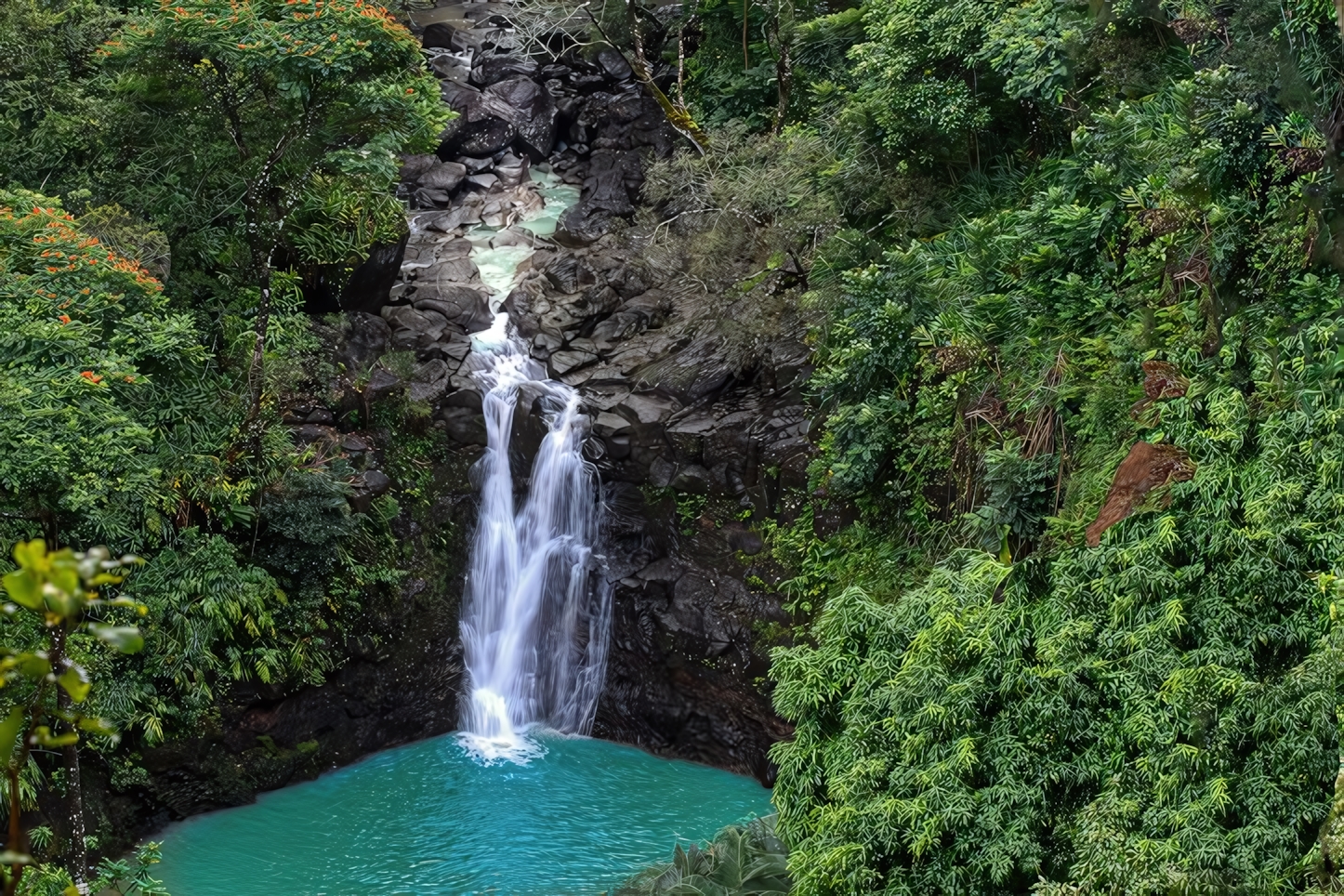 Eden Puohokamoa Falls, Road to Hana, Maui