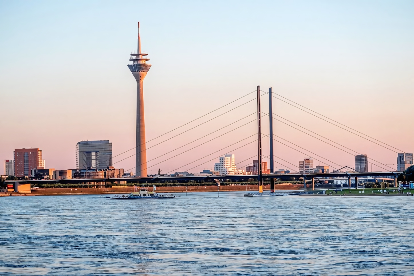 Evening in Dusseldorf