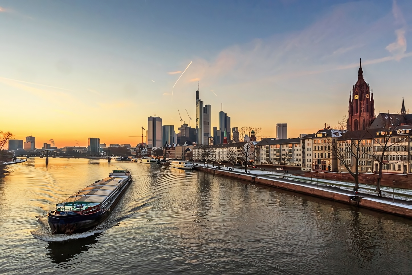 Frankfurt at Dusk