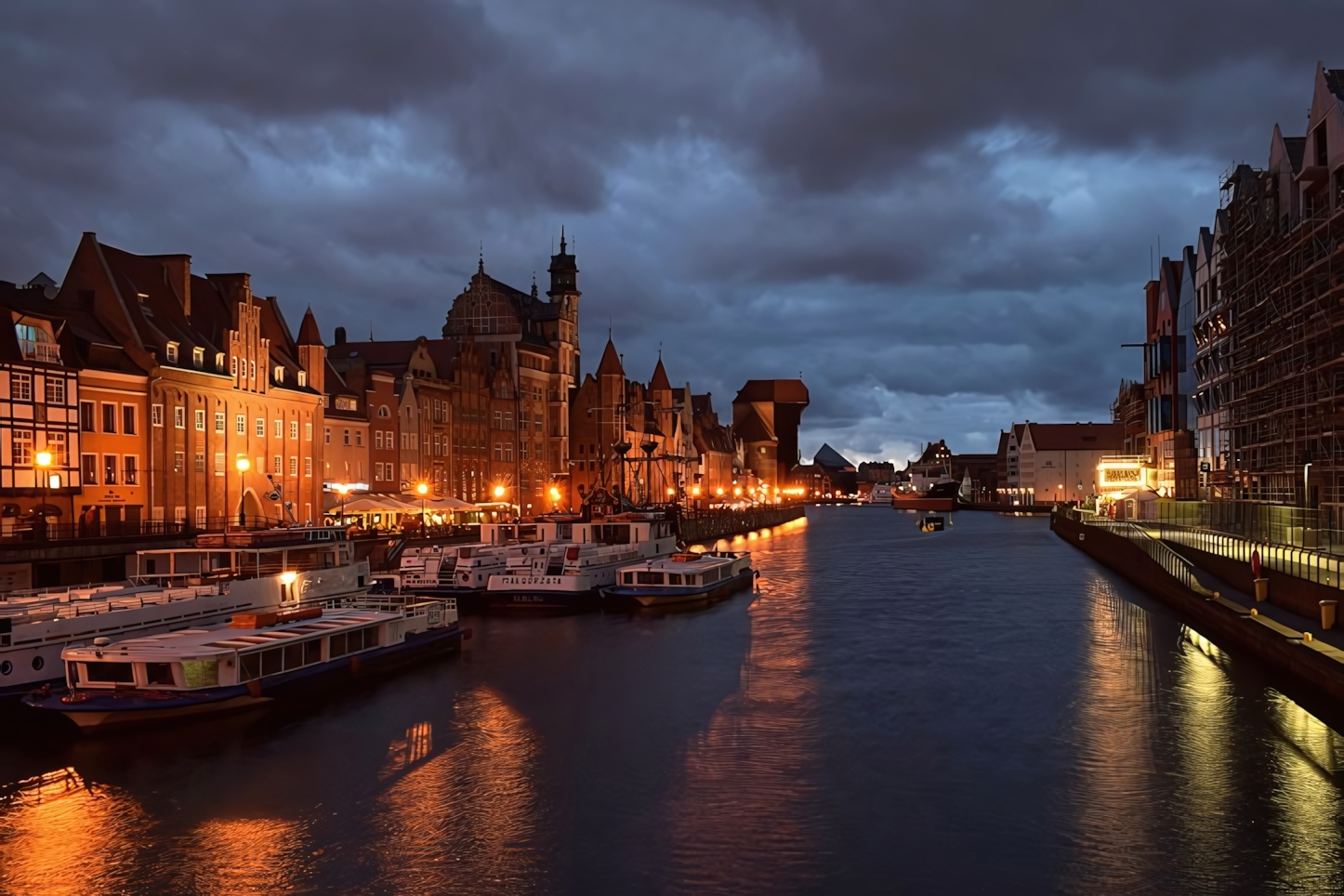 Gdansk at night