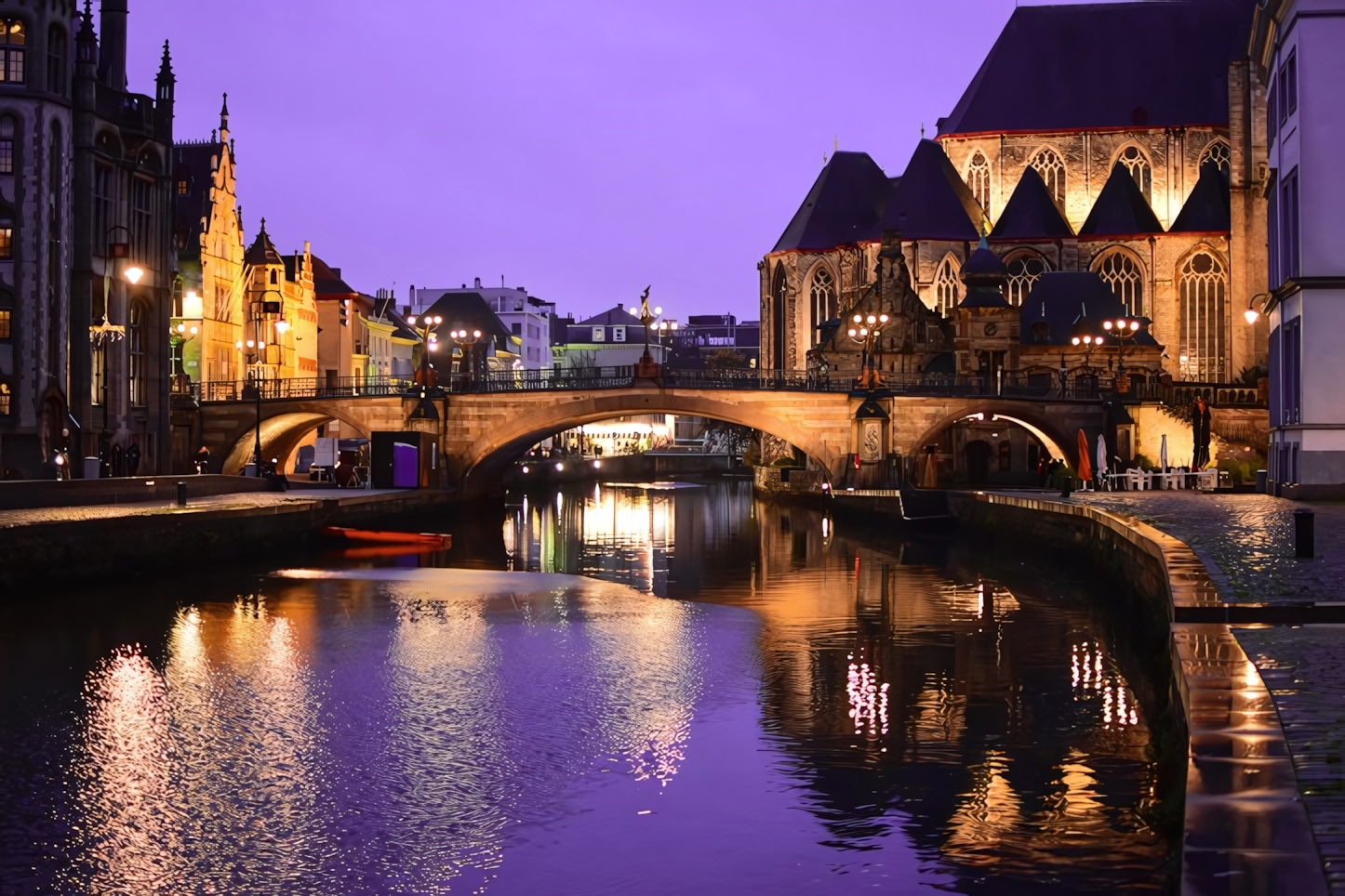 Ghent at night