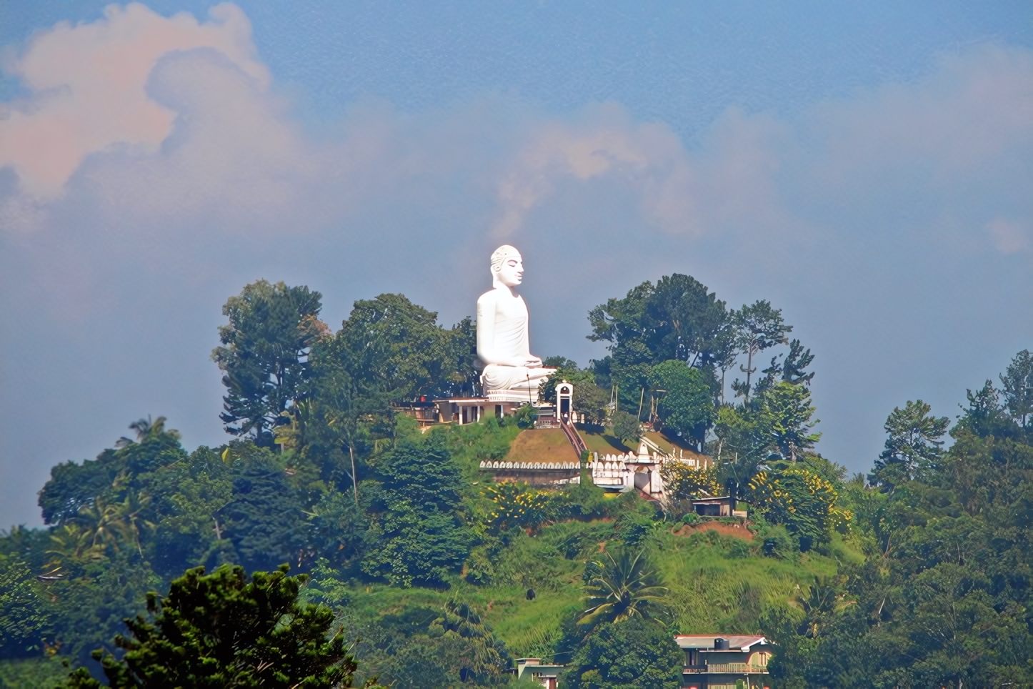 Giant Buddha statue, Kandy