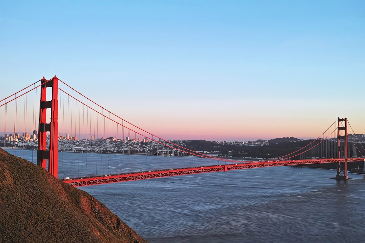 Golden Gate Bridge in Dusk, San Francisco