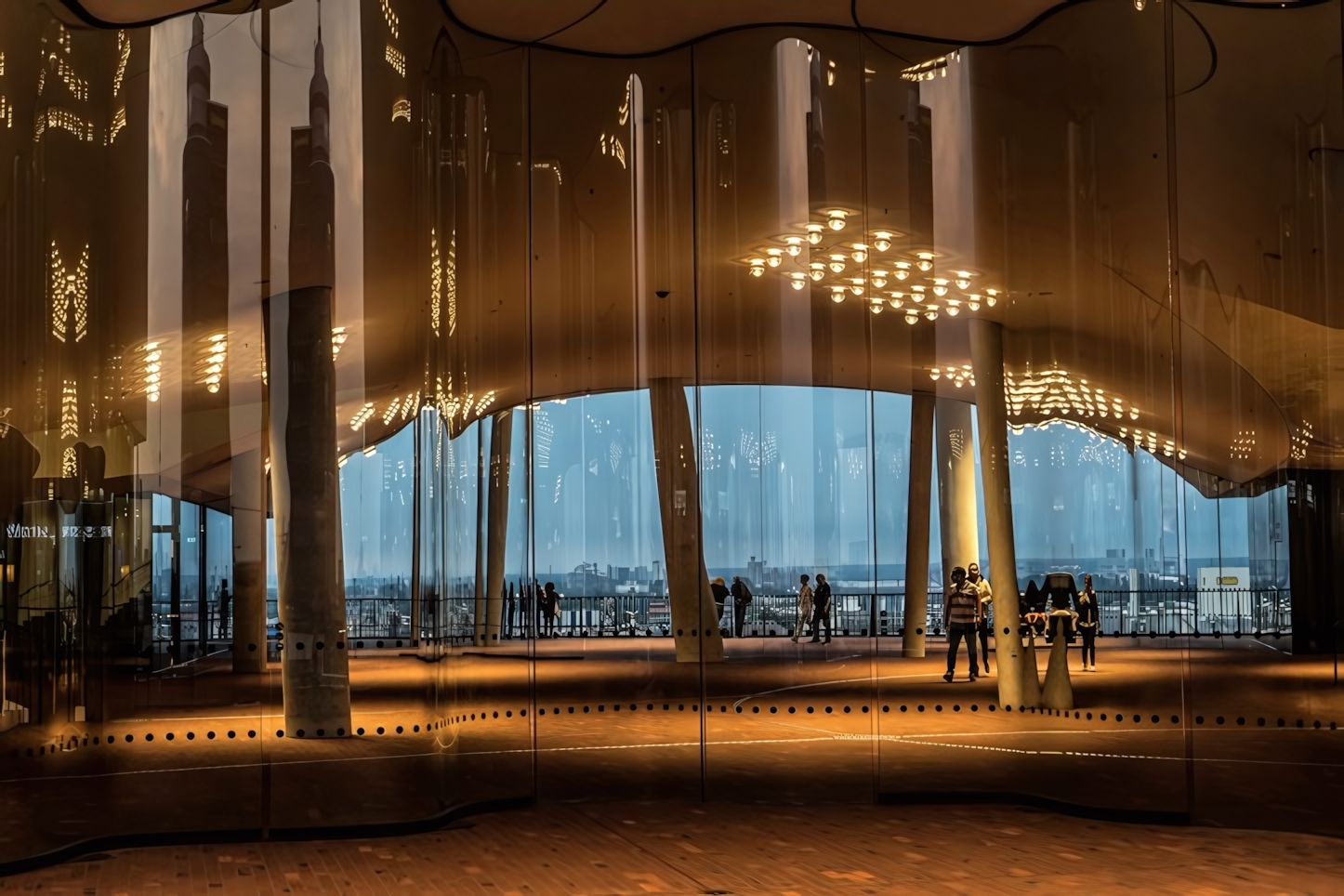 Inside the Elbphilharmonie, Hamnburg