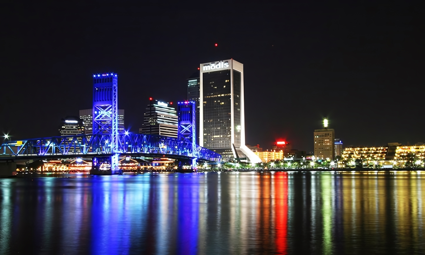 Jacksonville Skyline at Night