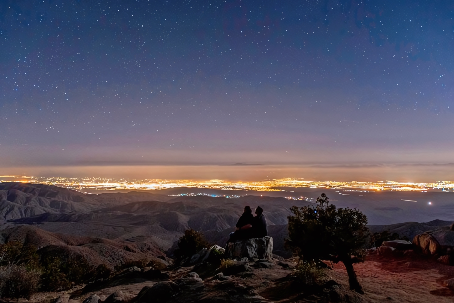 Keys View at night