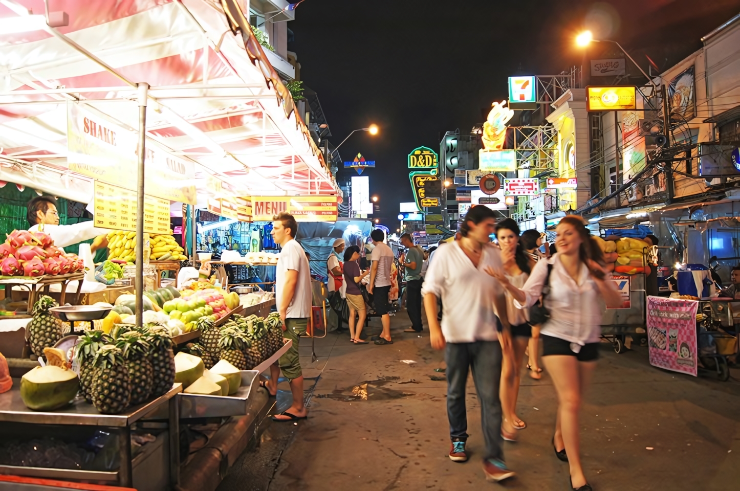 Khaosan Road at Night