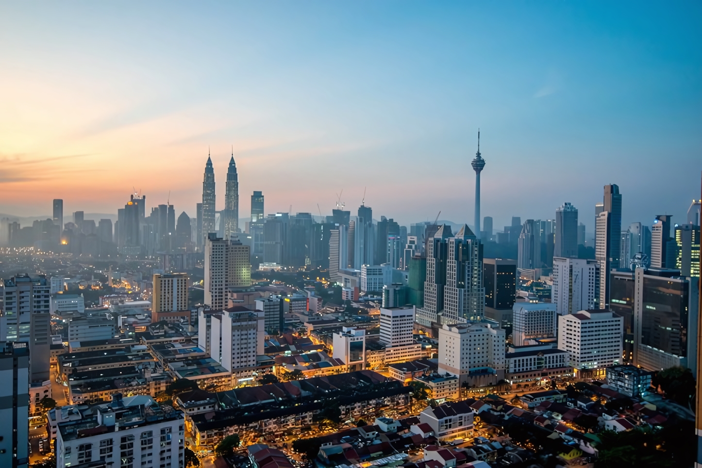 Kuala Lumpur at dawn