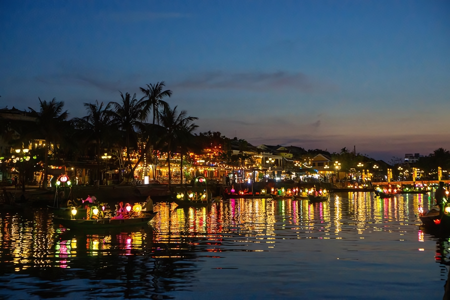 Lanterns at Thu Bon River, Hoi An