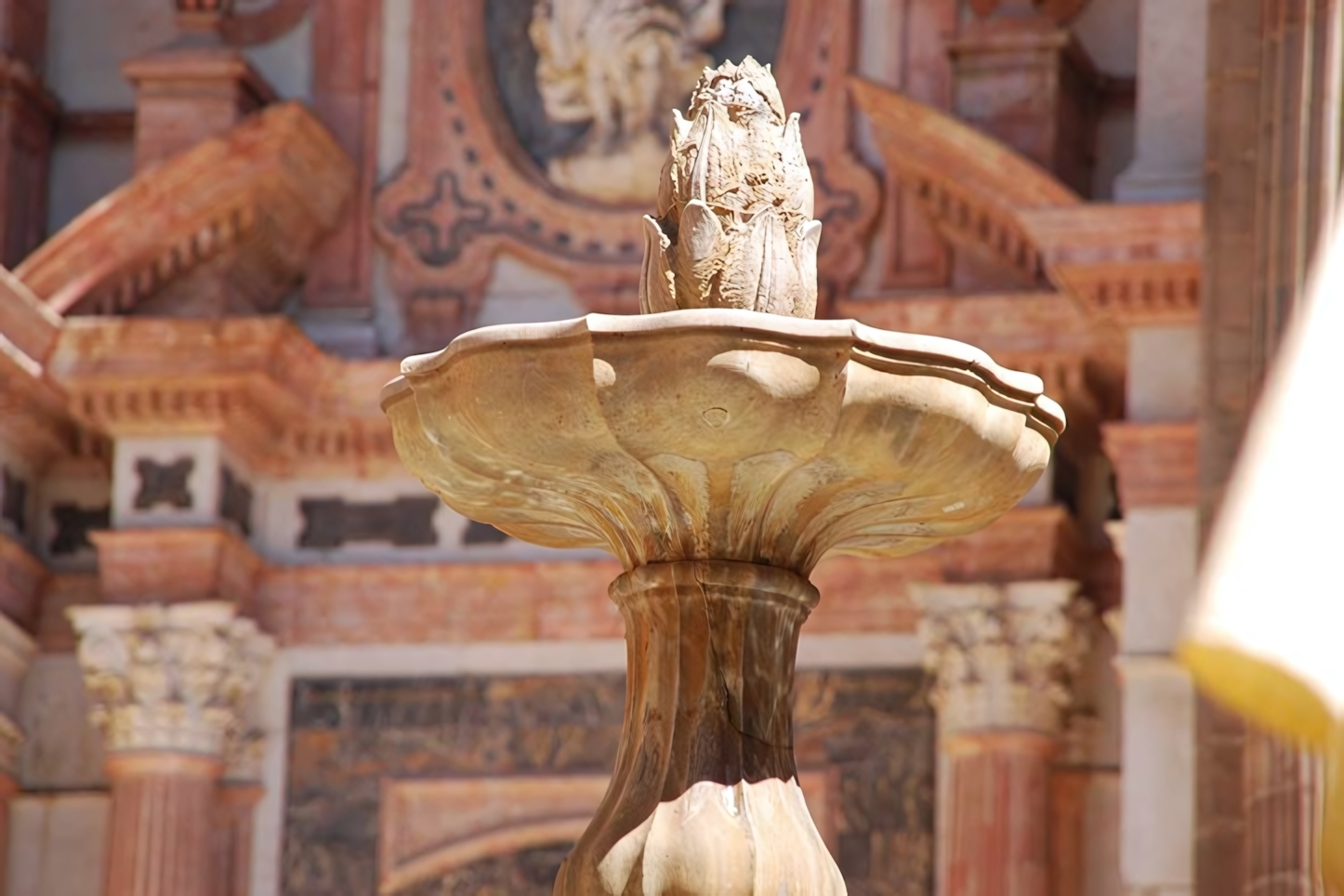 Malaga Cathedral Fountain