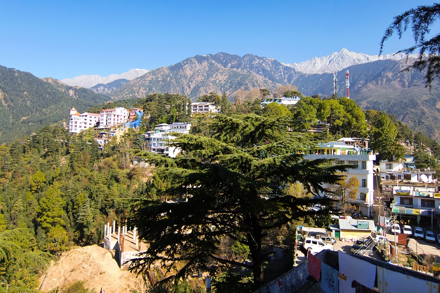 McLeod Ganj from the Dalai Lama Temple