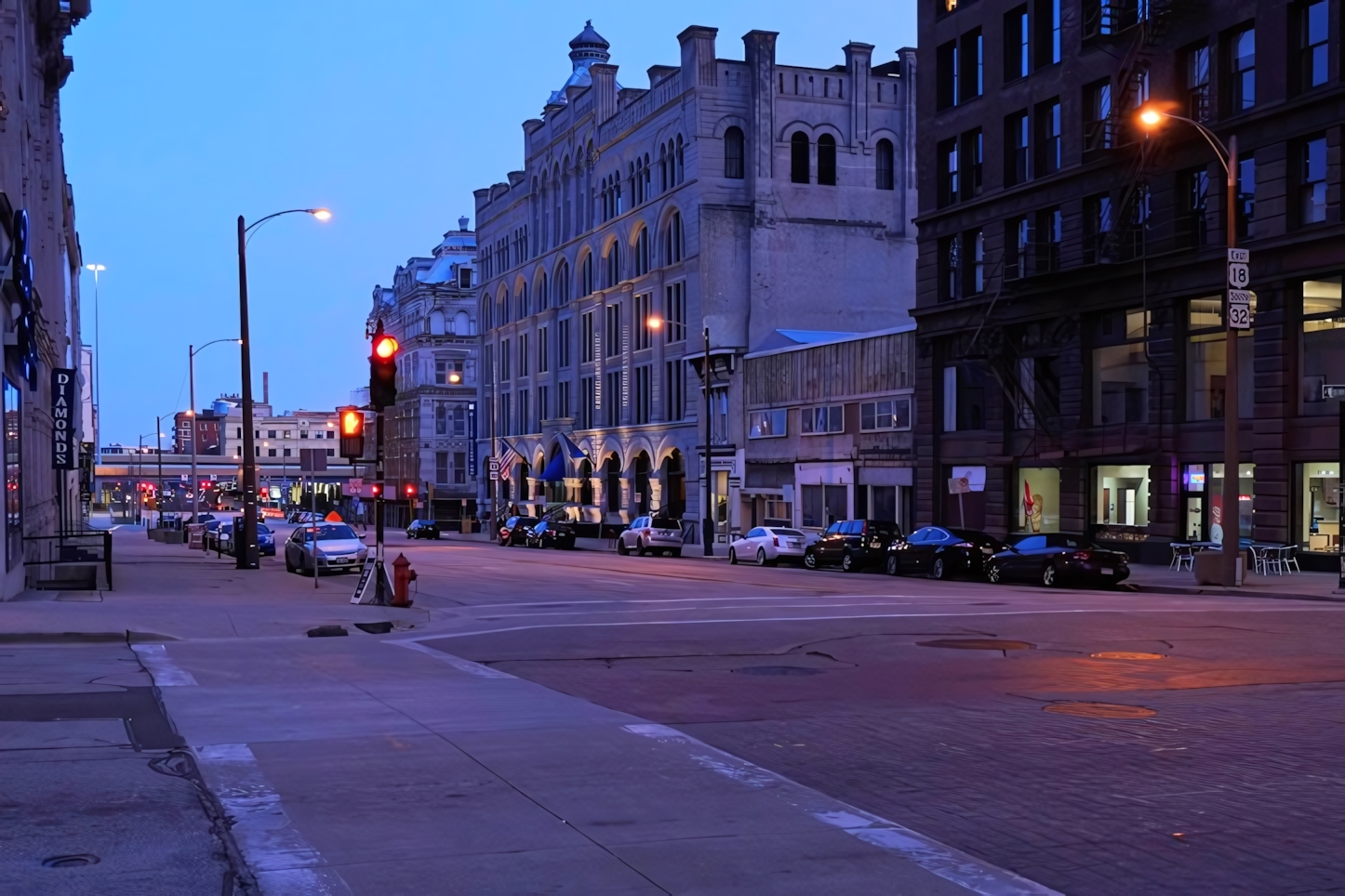 Milwaukee at night