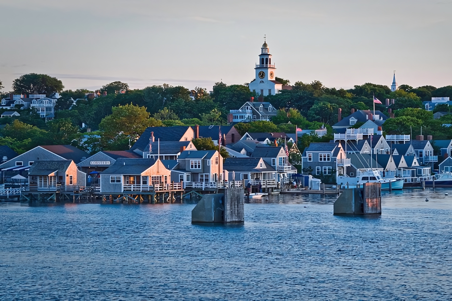 Nantucket Harbor from the departing ferry