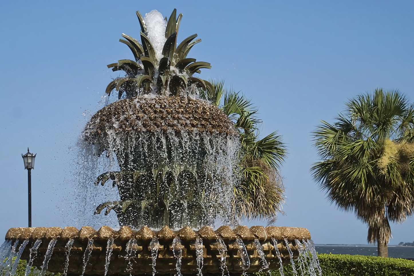 Pineapple Fountain in Waterfront Park, Charleston