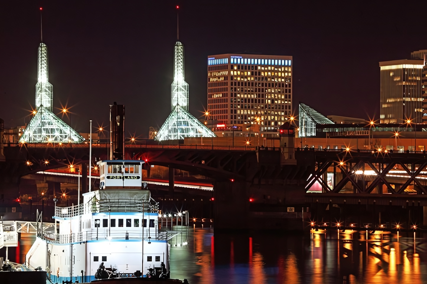 Portland at Night