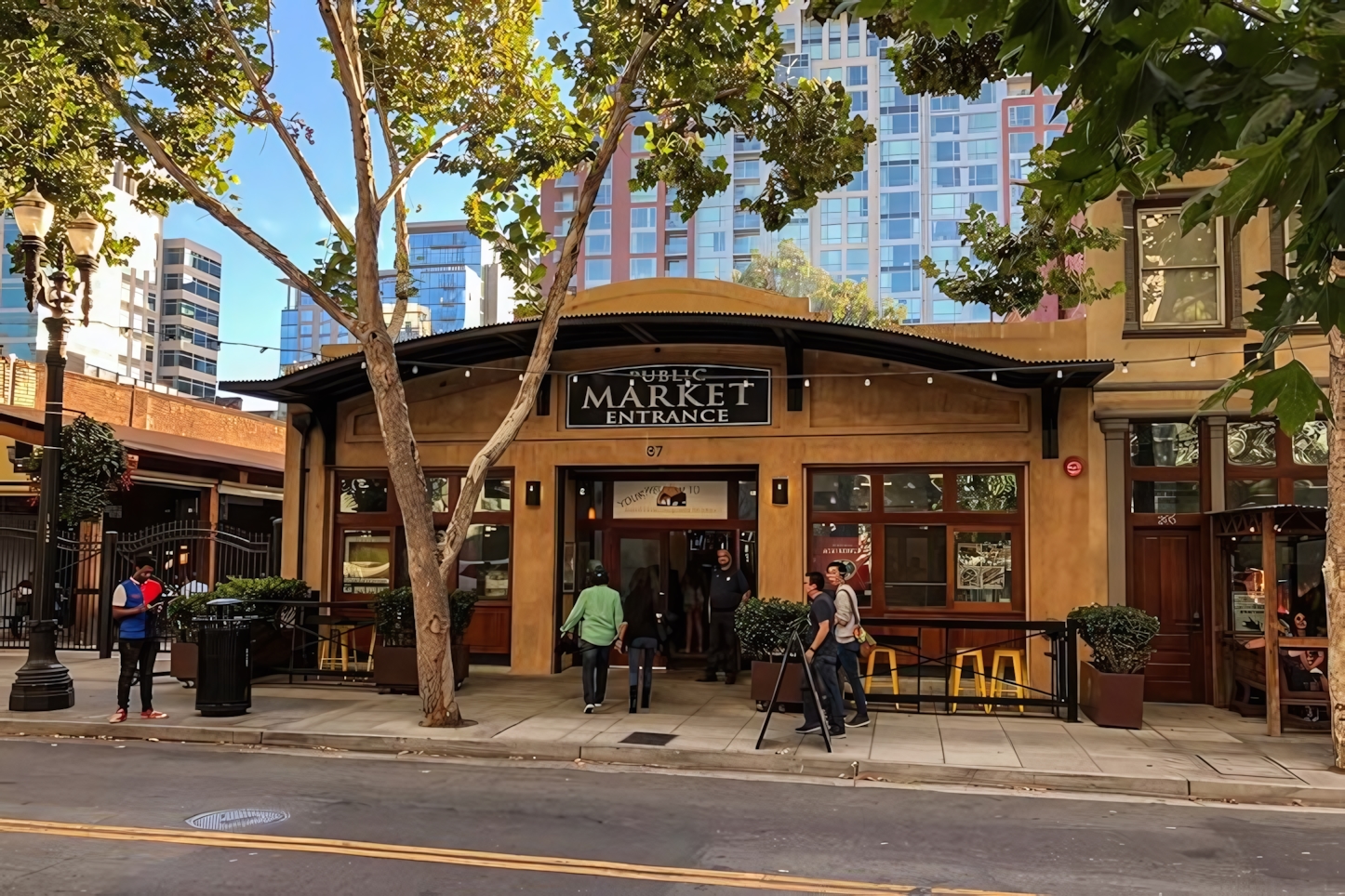 Public Market Entrance, San Pedro Square, San Jose