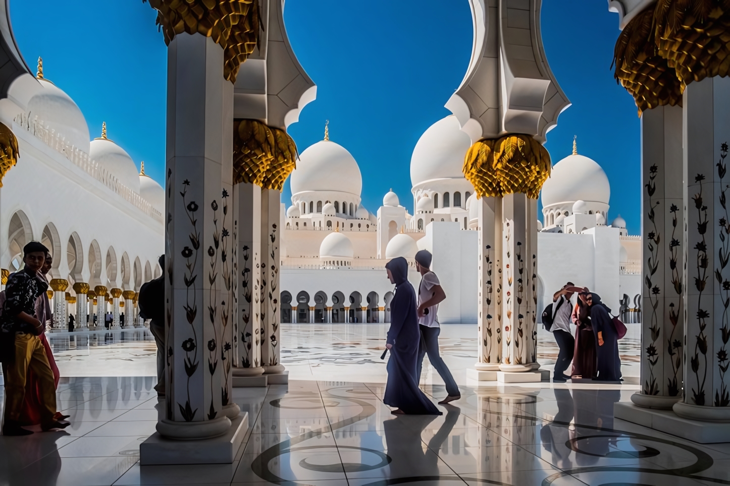 Sheikh Zayed Mosque interior, Abu Dhabi