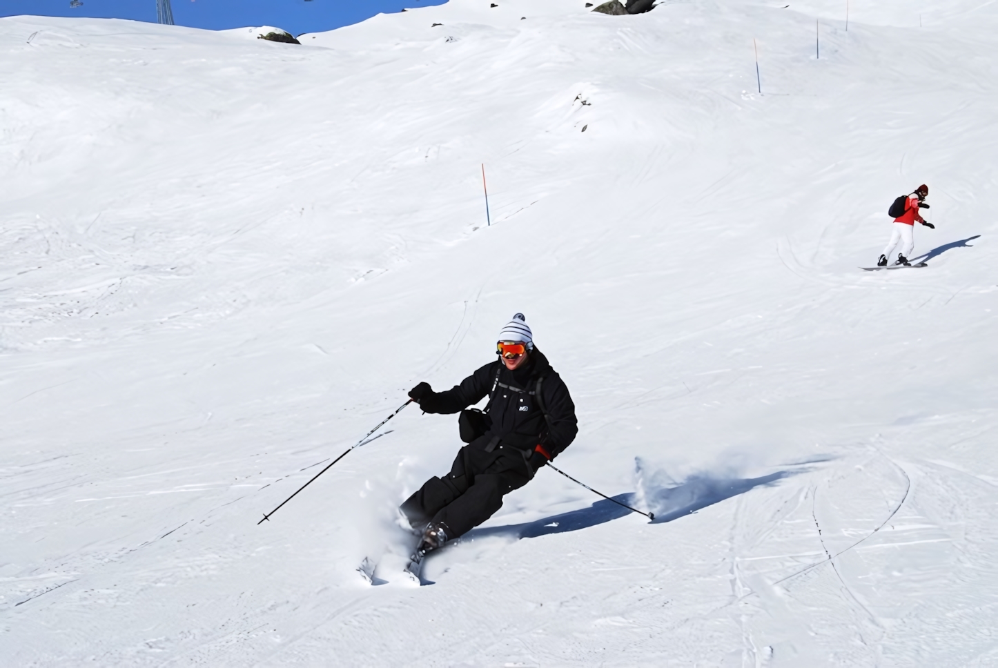 Skiing in Crans Montana