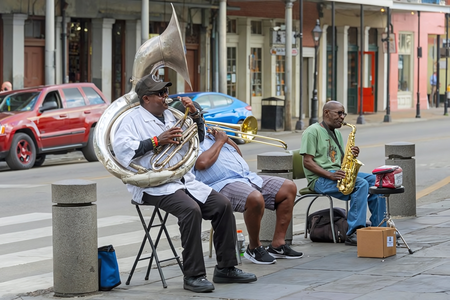 Street musicians, New Orleans