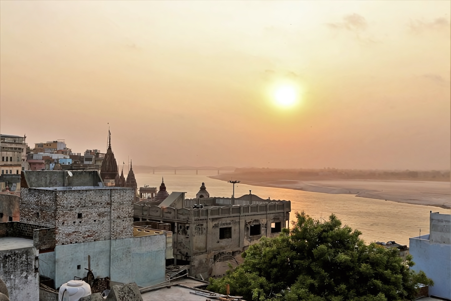 Sunrise over the Ganges