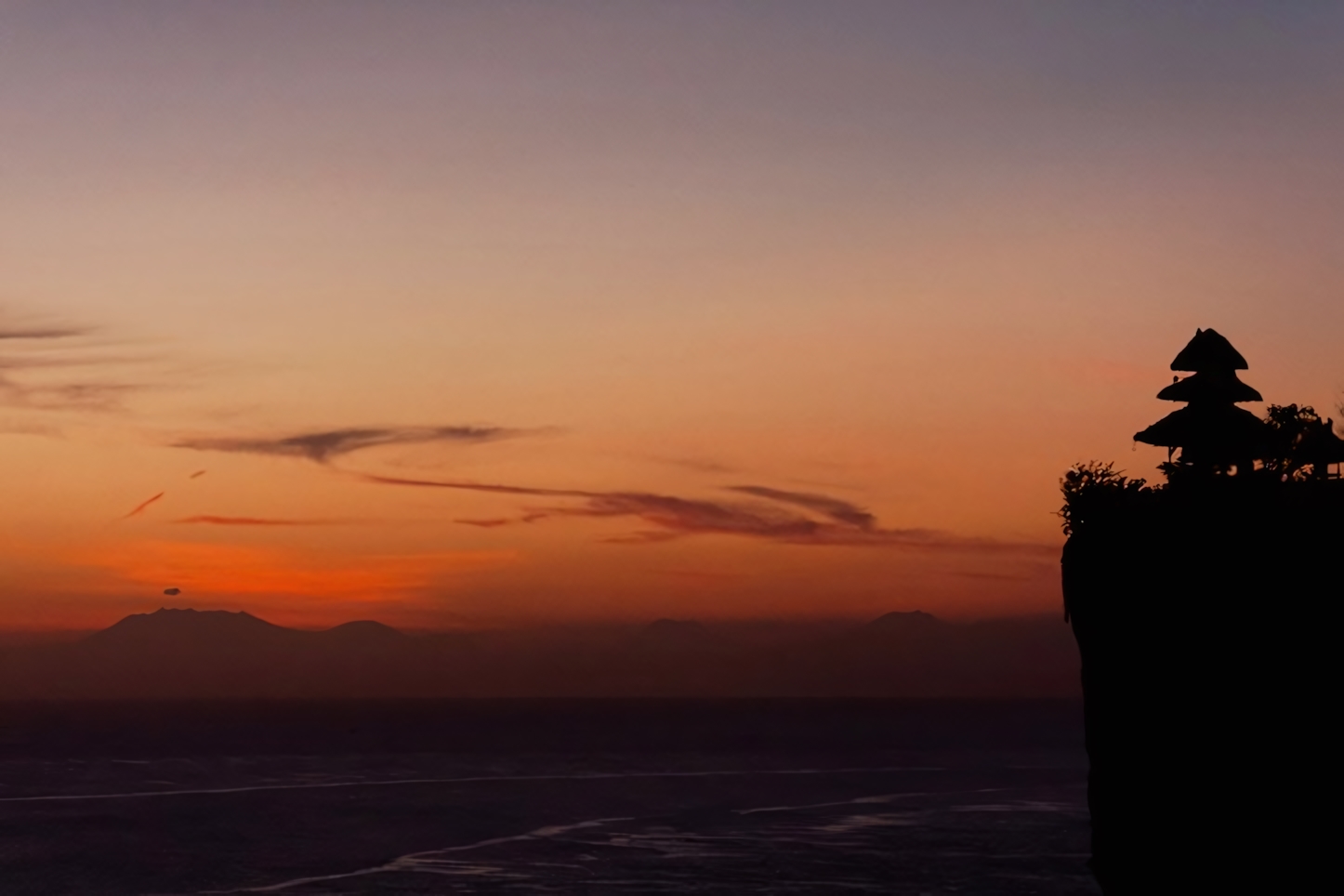 Sunset in Uluwatu, Bali