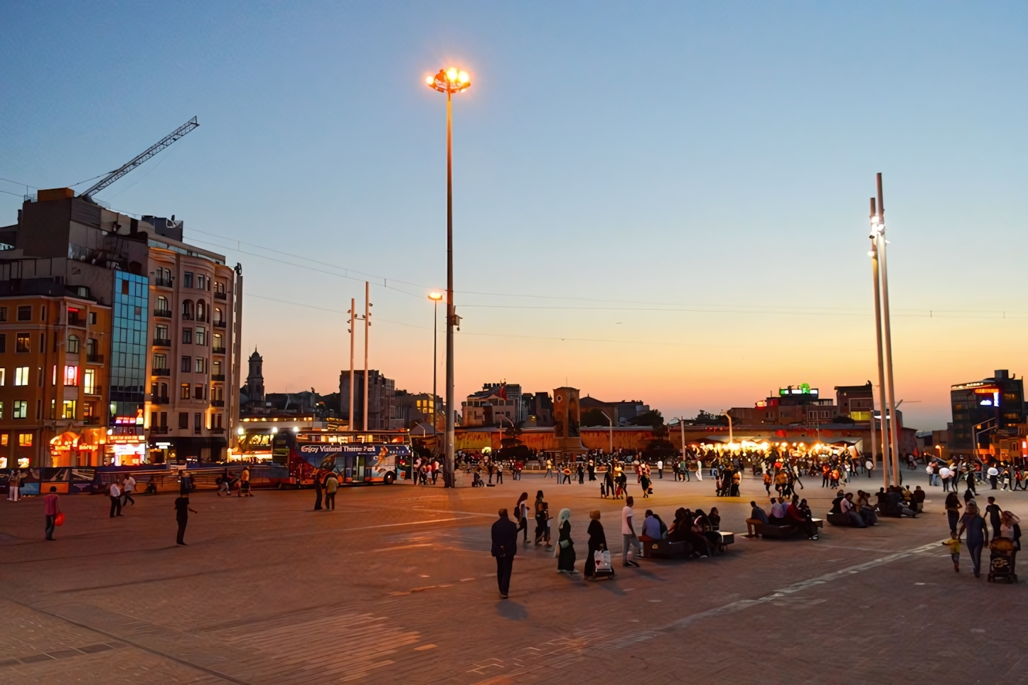 Taksim at night