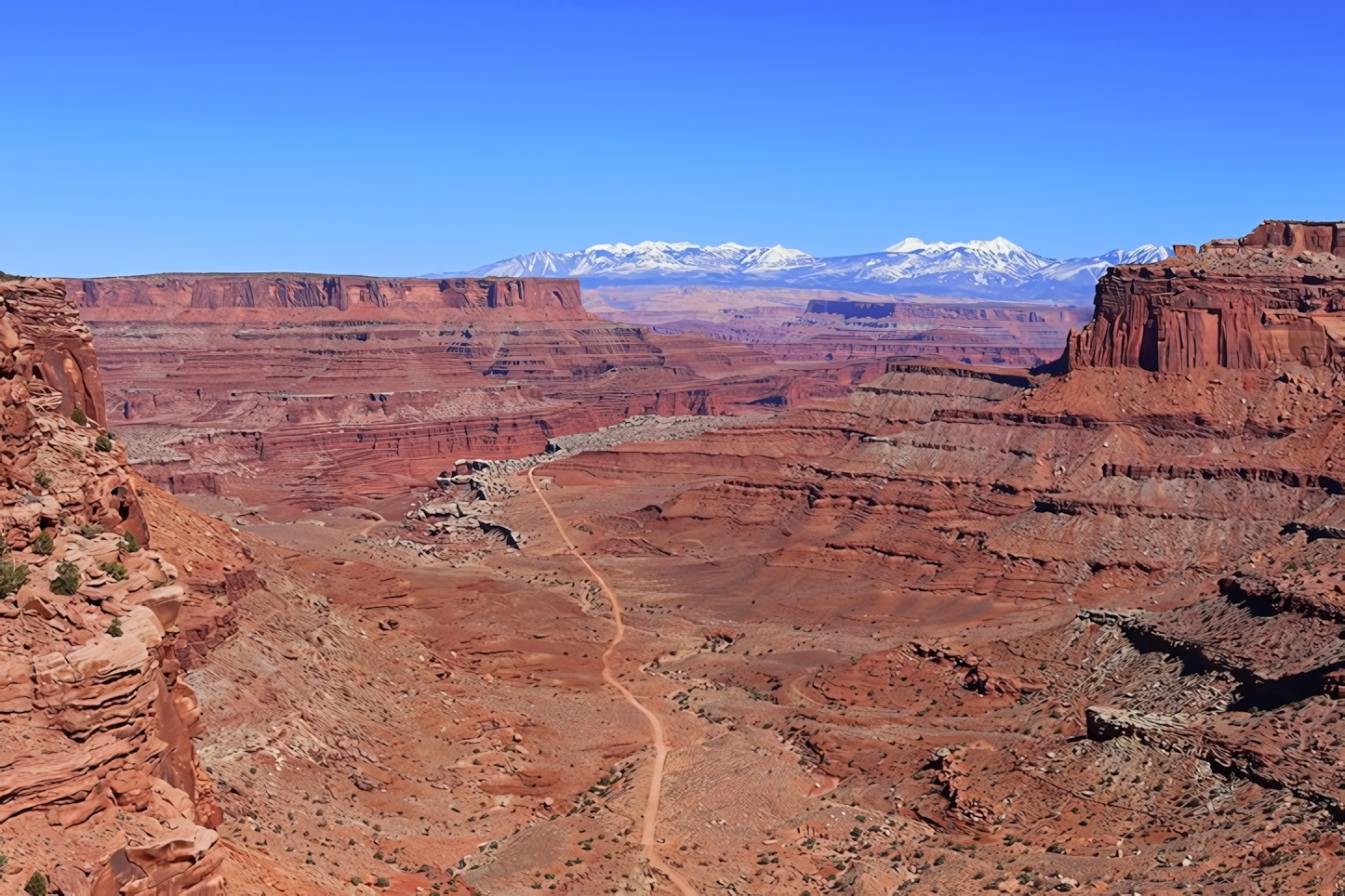 The Shafer Canyon Overlook