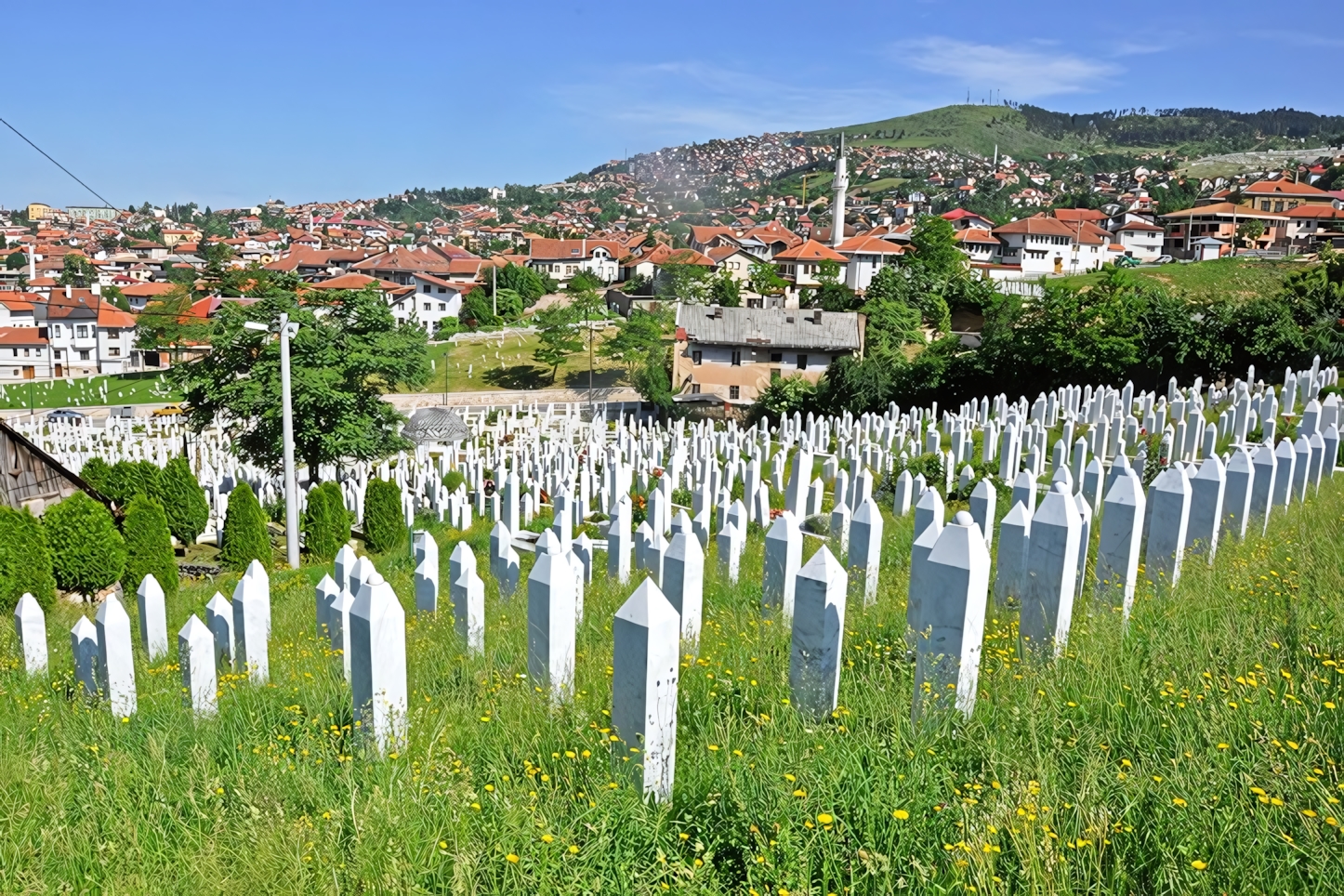 The cemetery of young victims of the war, Sarajevo