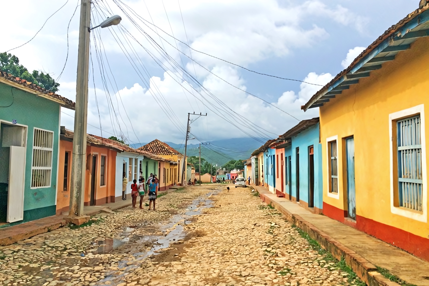 The colonial center in Trinidad