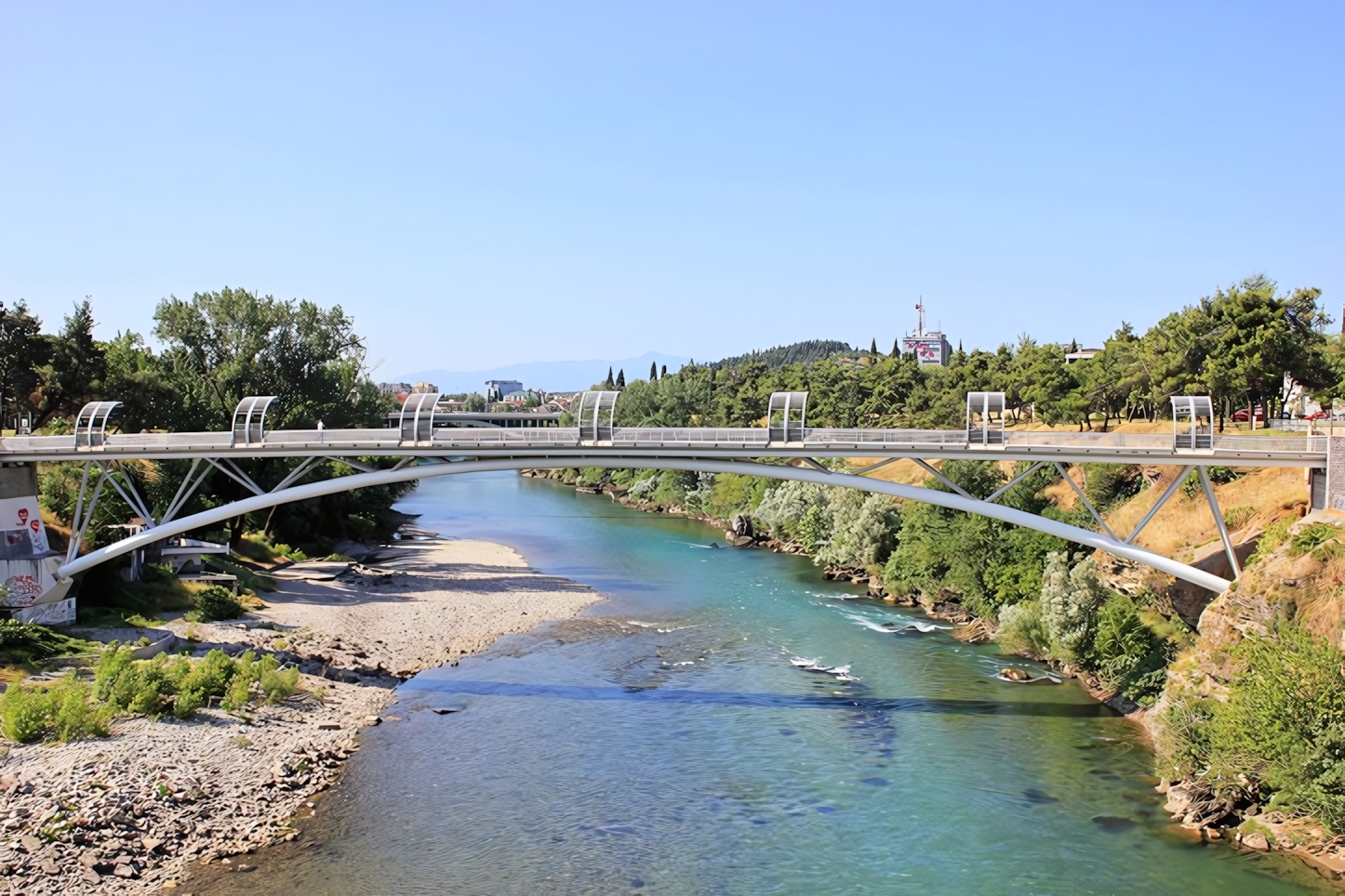 The new footbridge, Podgorica