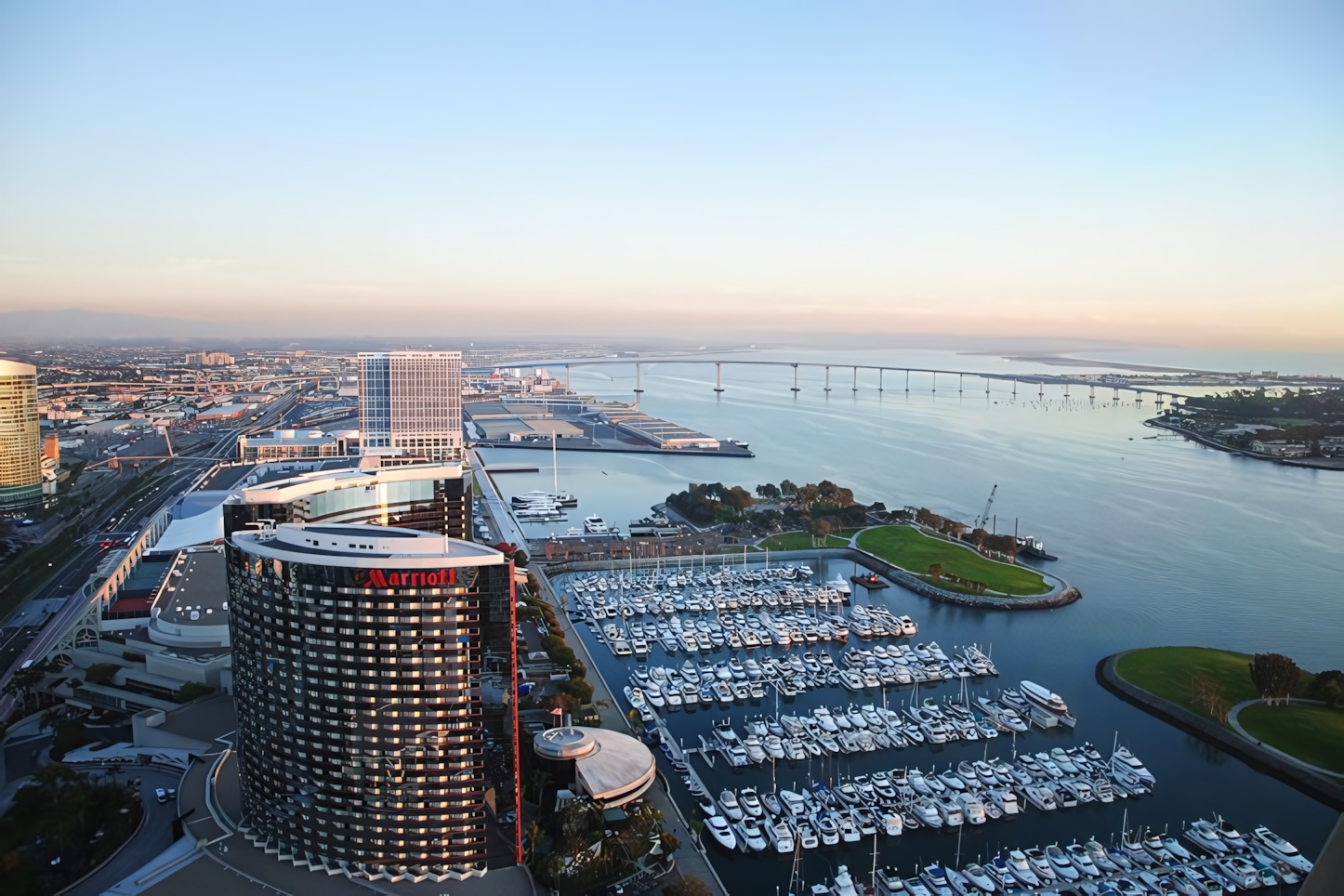 Top of the Hyatt view