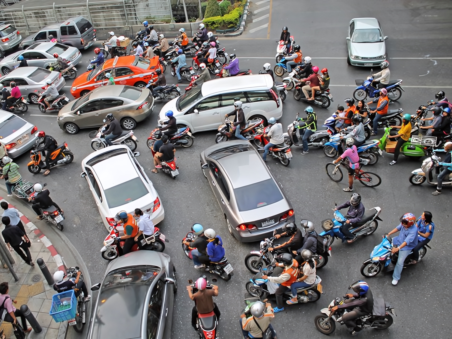 Traffic Jam in Bangkok