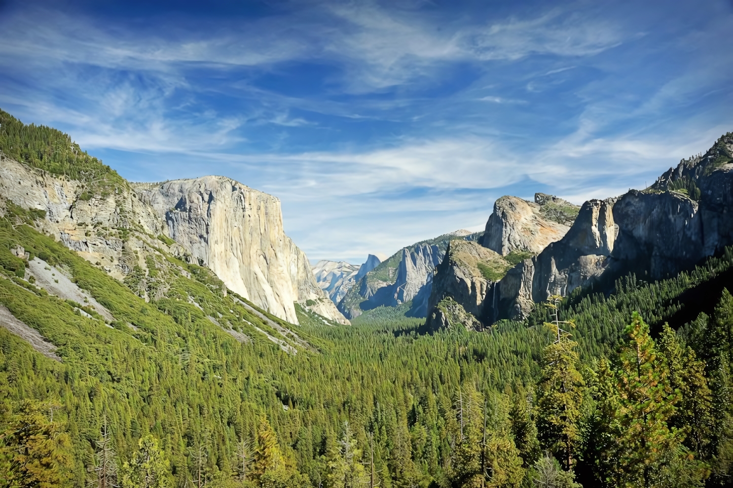 Tunnel View in Yosemite National Park