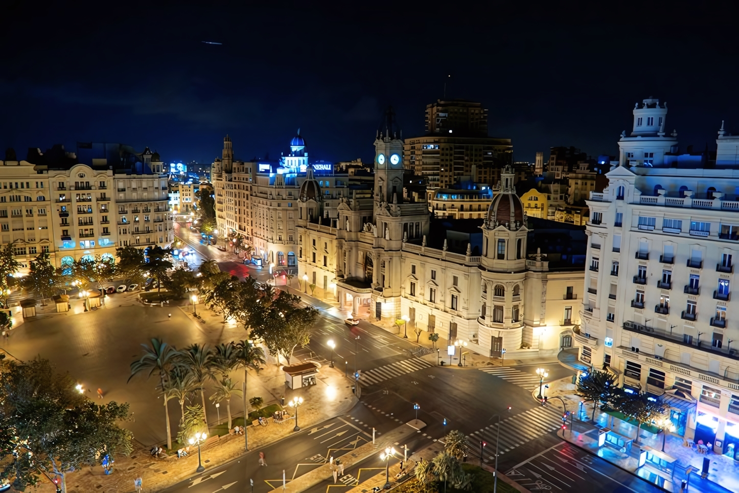 Valencia at night