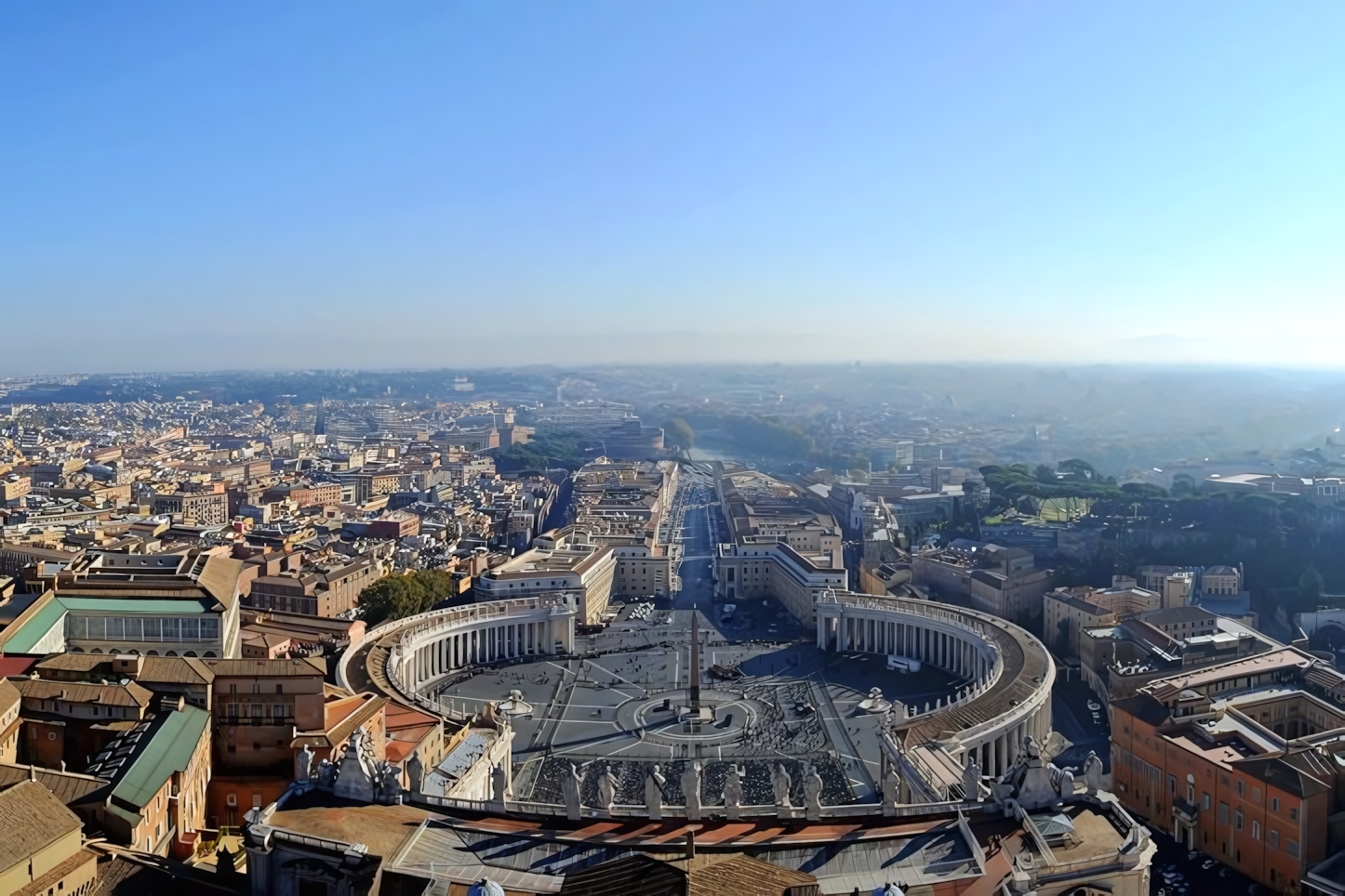 View from St Peter_s Basilica, Rome