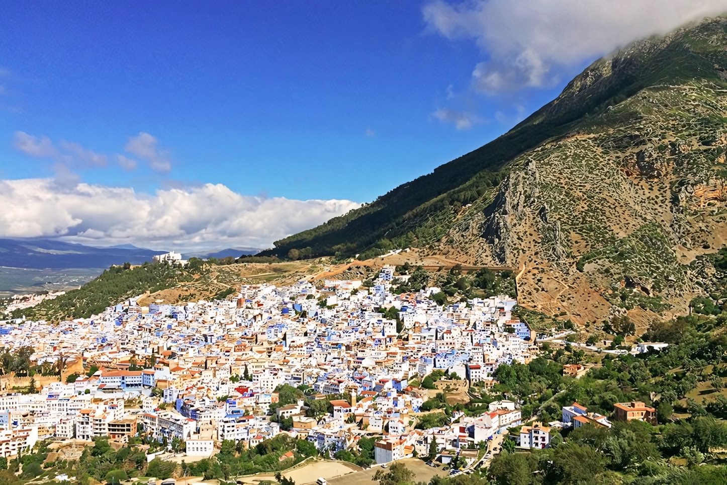 View from the Spanish Mosque viewpoint